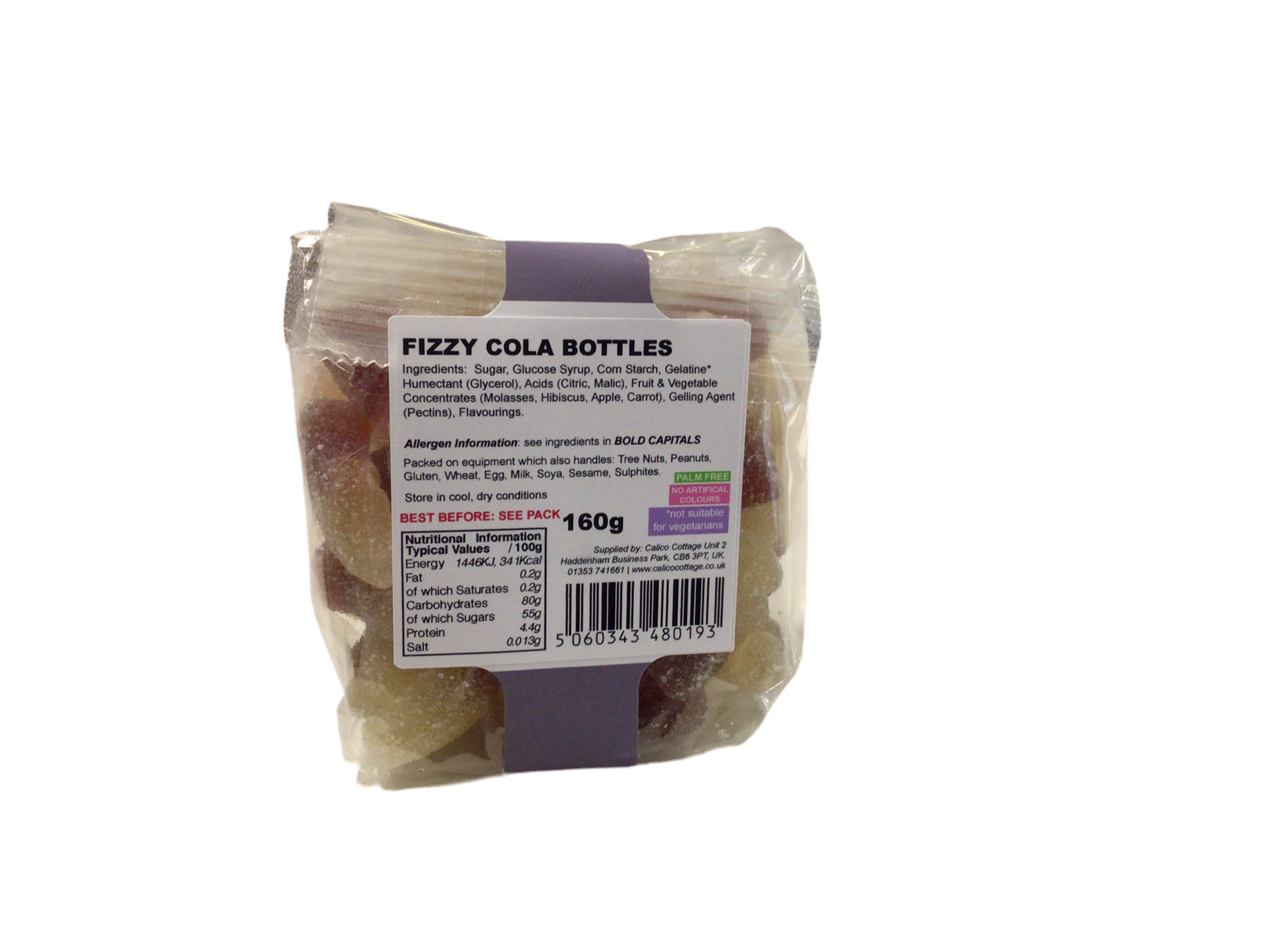 Fizzy Cola Cola Bottles 160g