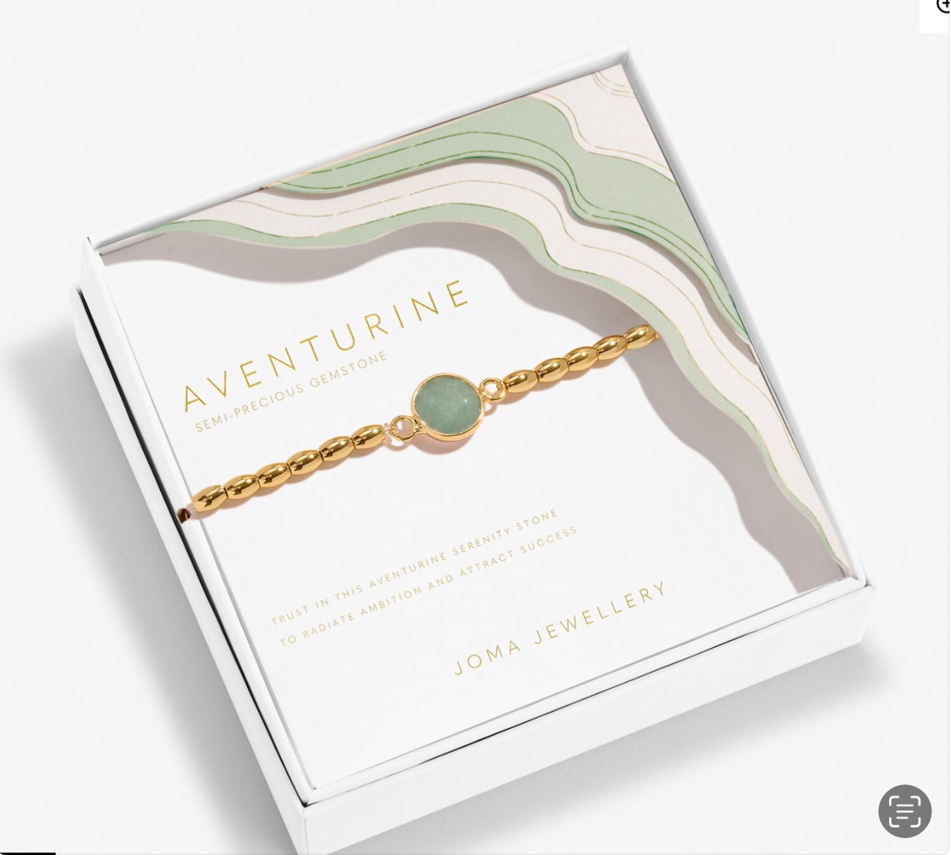 Joma Aventurine Semi Precious Gemstone Bracelet