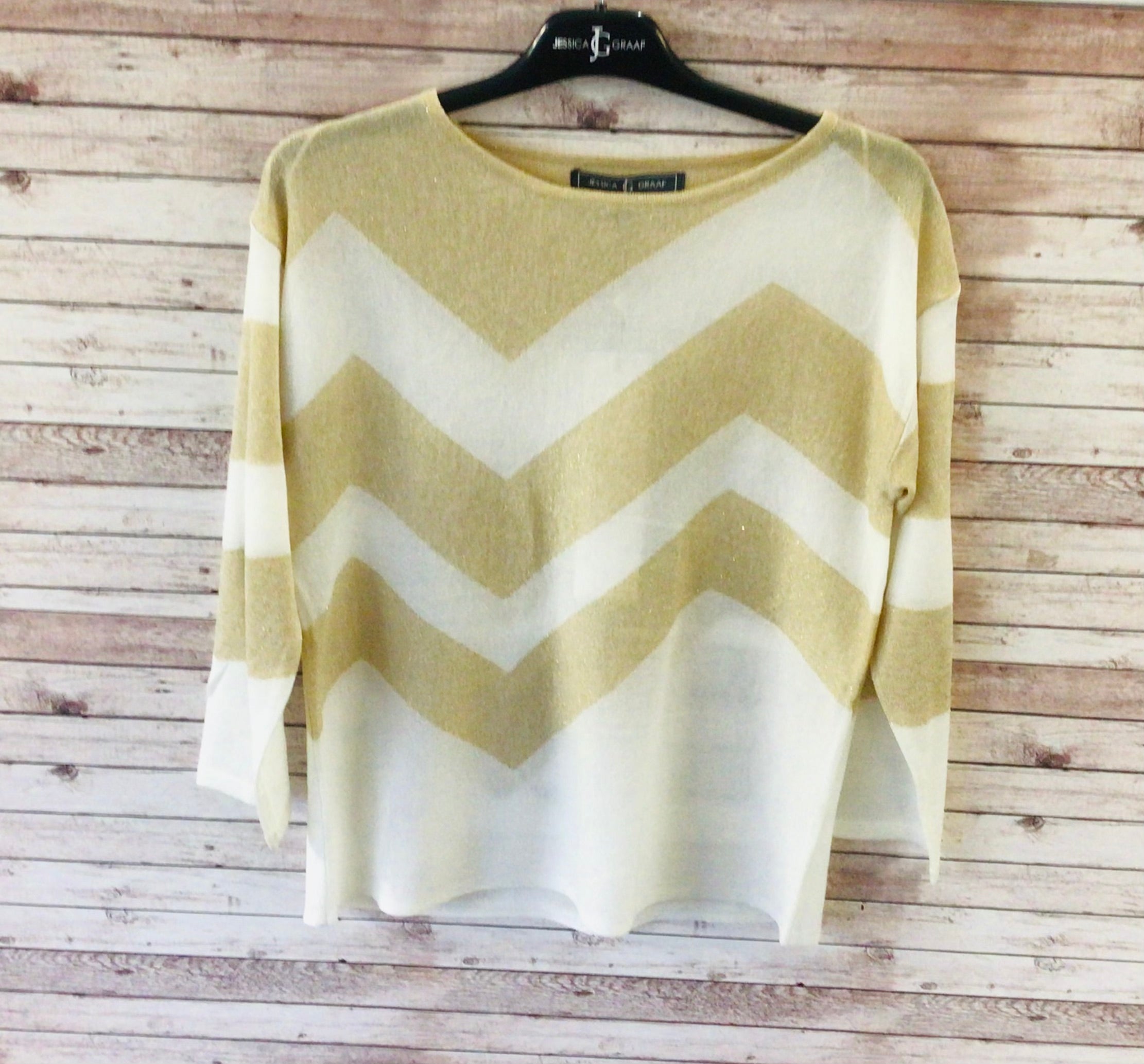 Jessica Graaf- JG29KNLP Zig Zag Metallic Jumper