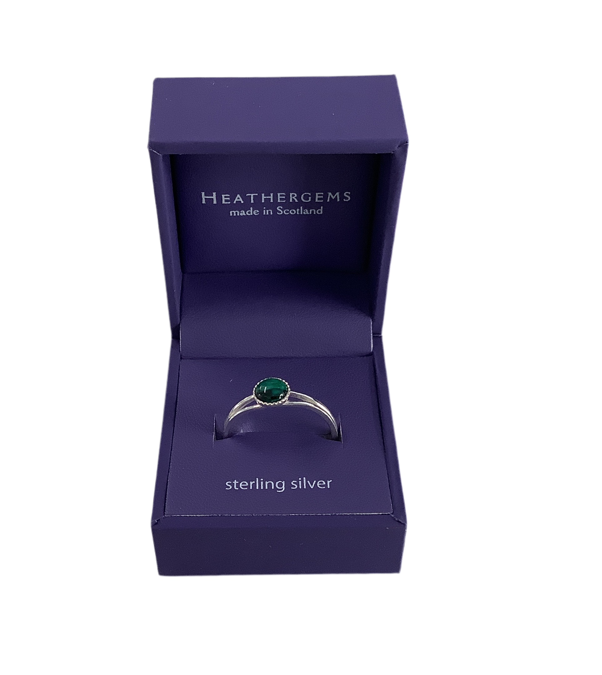 Heather Gems 6mm Silver Ring