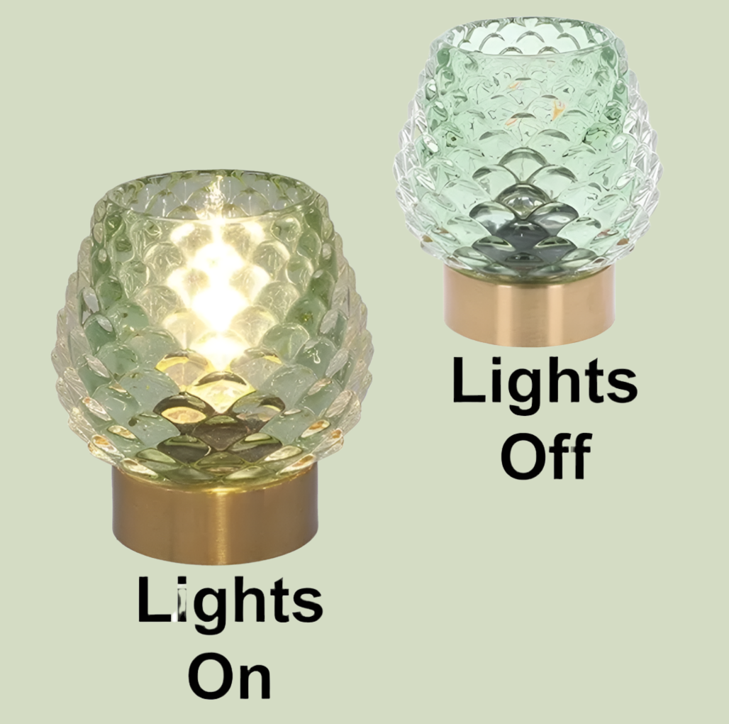 Luxe LED Pine Cone Lamp