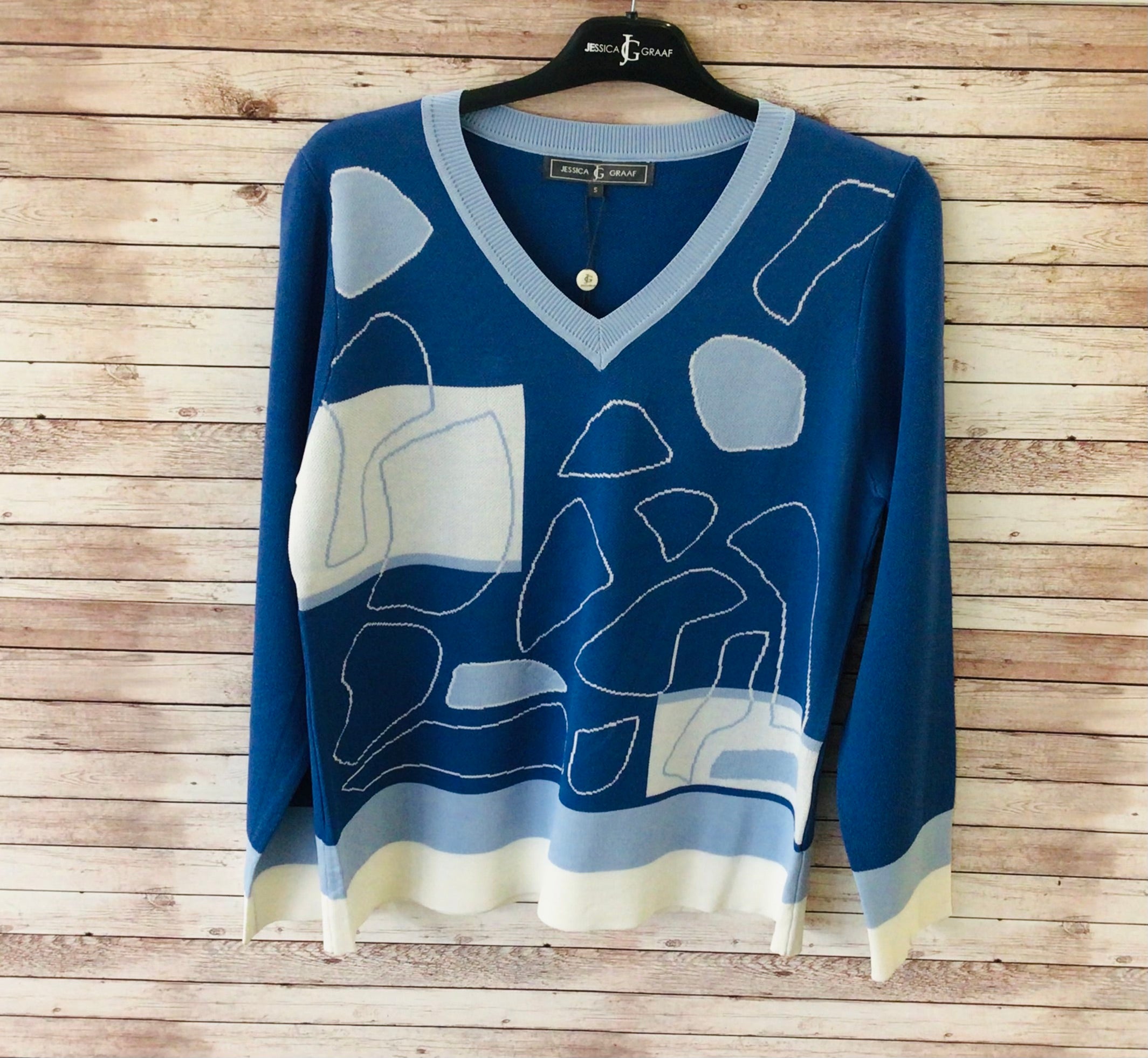 Jessica Graaf 29214-027 Cornflower Blue Knitwear