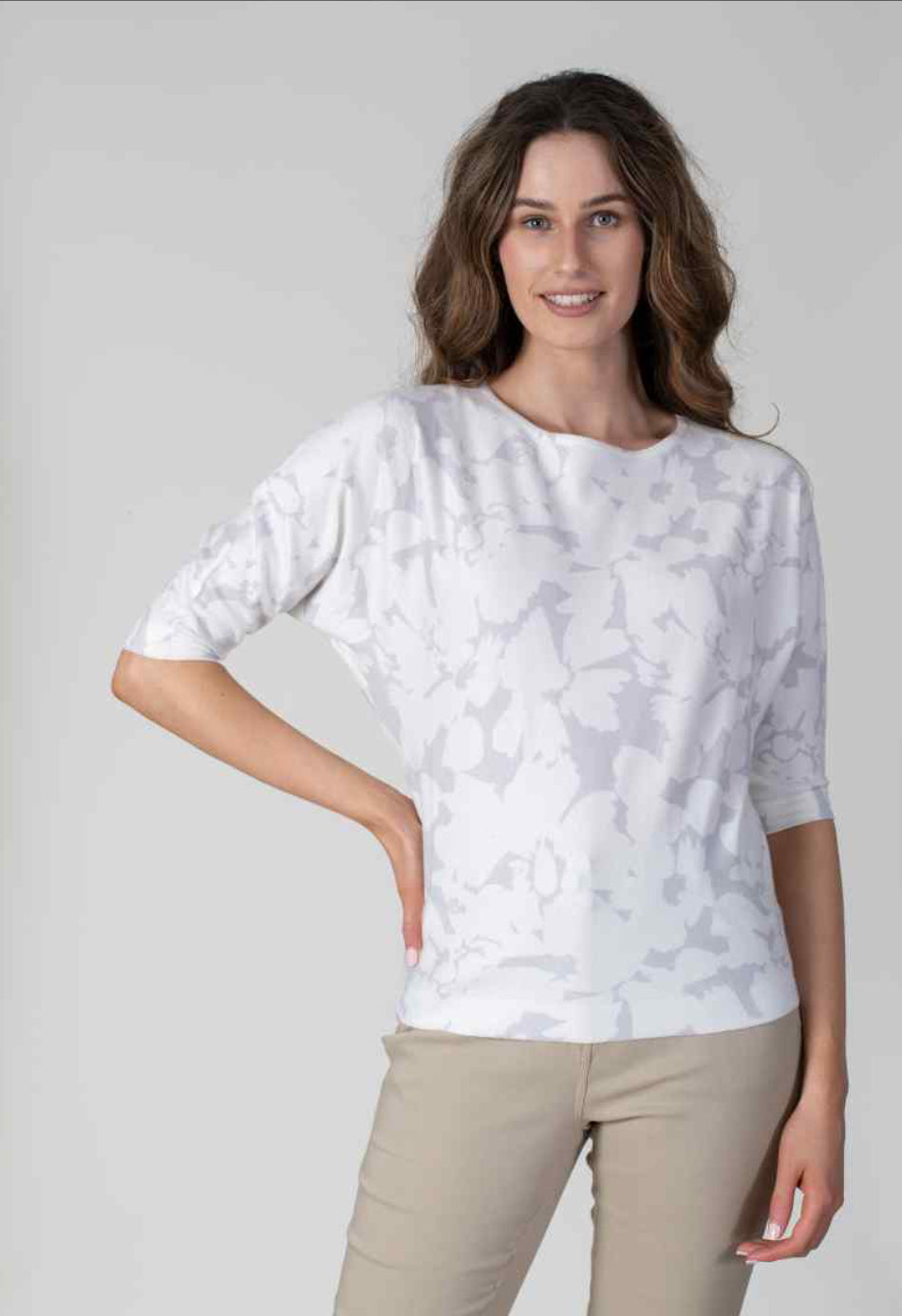 Jessica Graaf Print Batwing Top