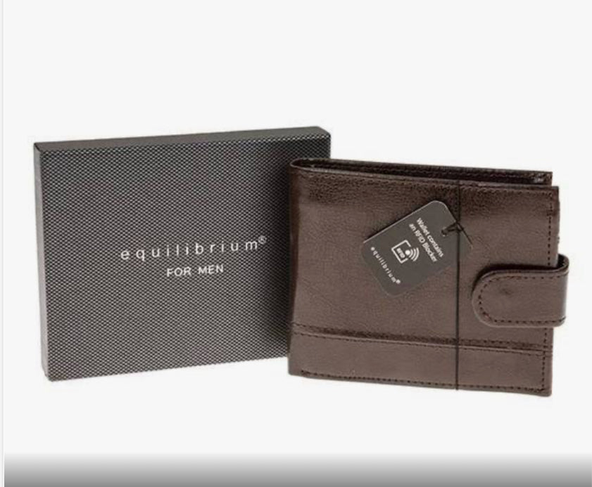 Equilibrium Gents Brown Wallet
