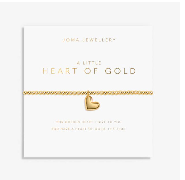 Joma A Little 'Heart Of Gold' Bracelet In Gold Plating