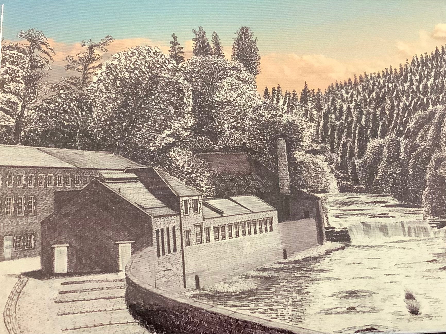 New Lanark Art Coaster
