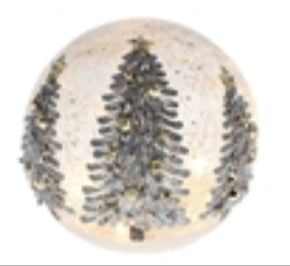 Xmas Crackle LED Ball Tree Large