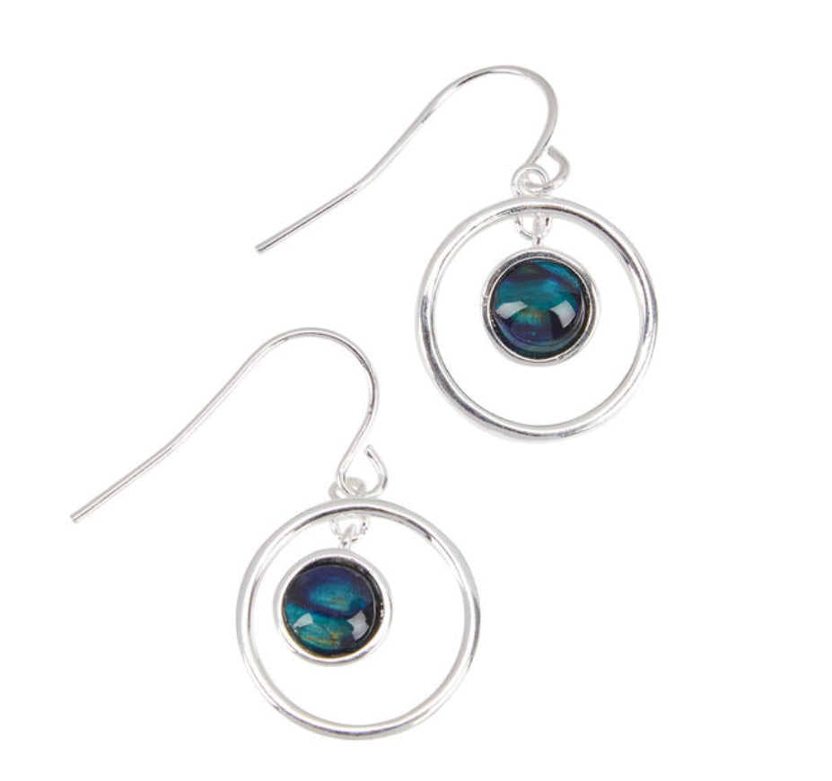 Heathergem Circle Plated Earrings HE93