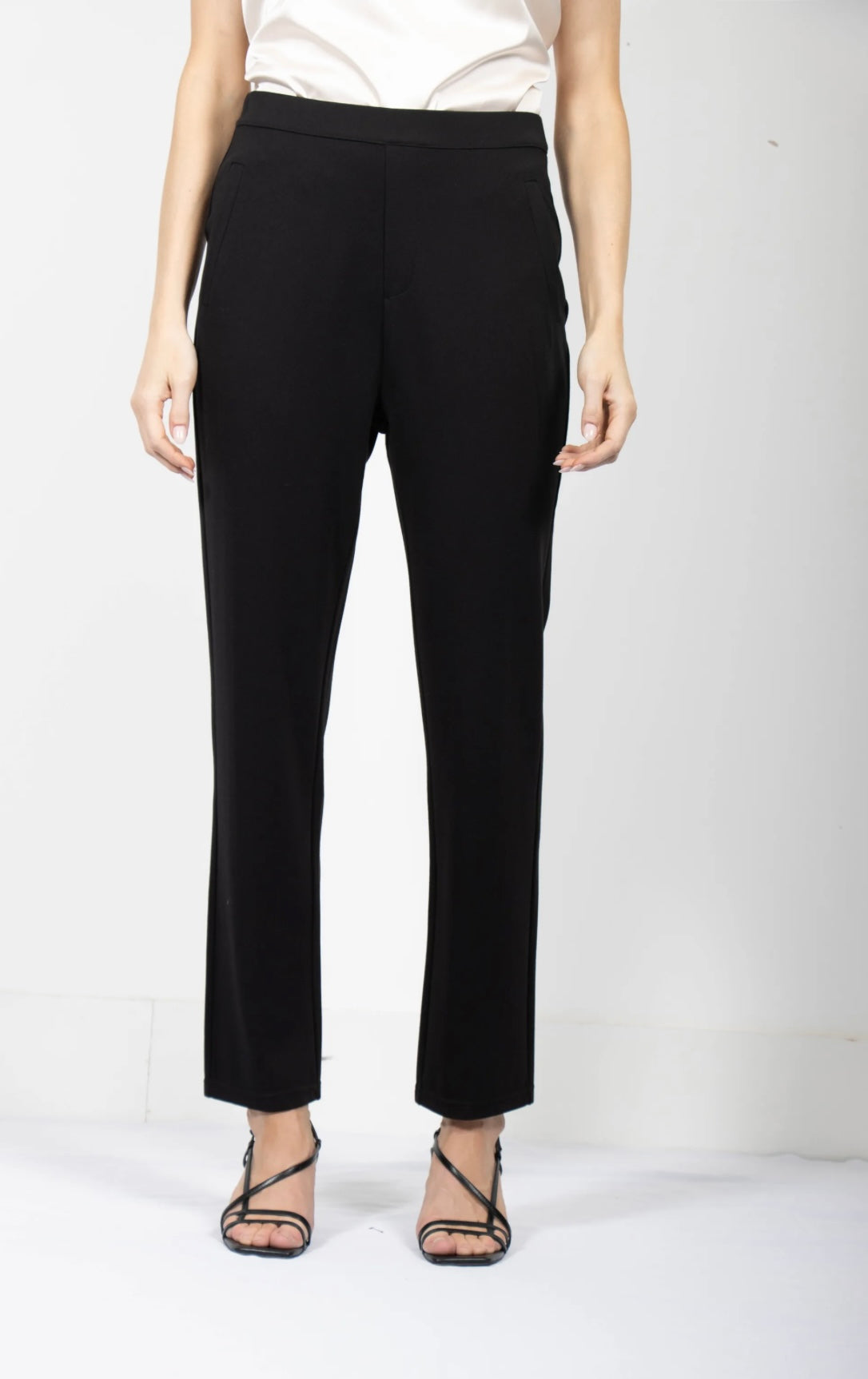 Black Ponte Trousers