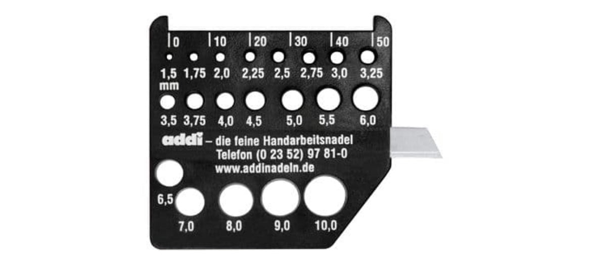 Needle Gauge with Cutter