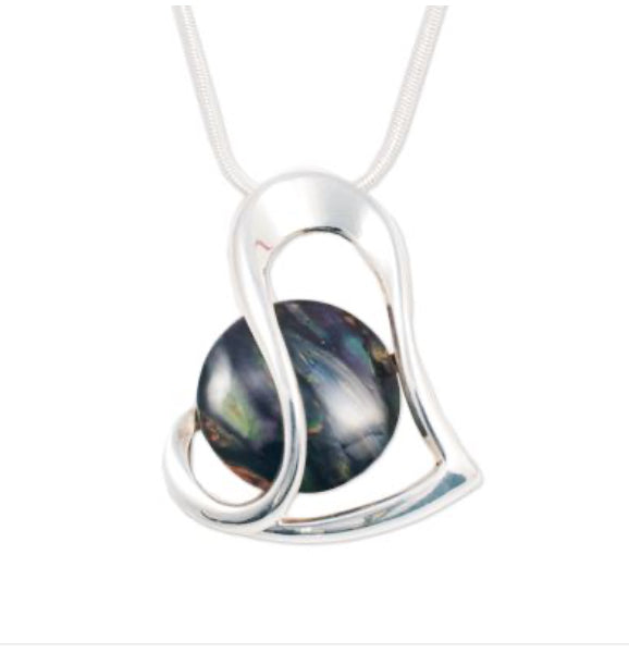 Heather Gems Heart Plated Pendant