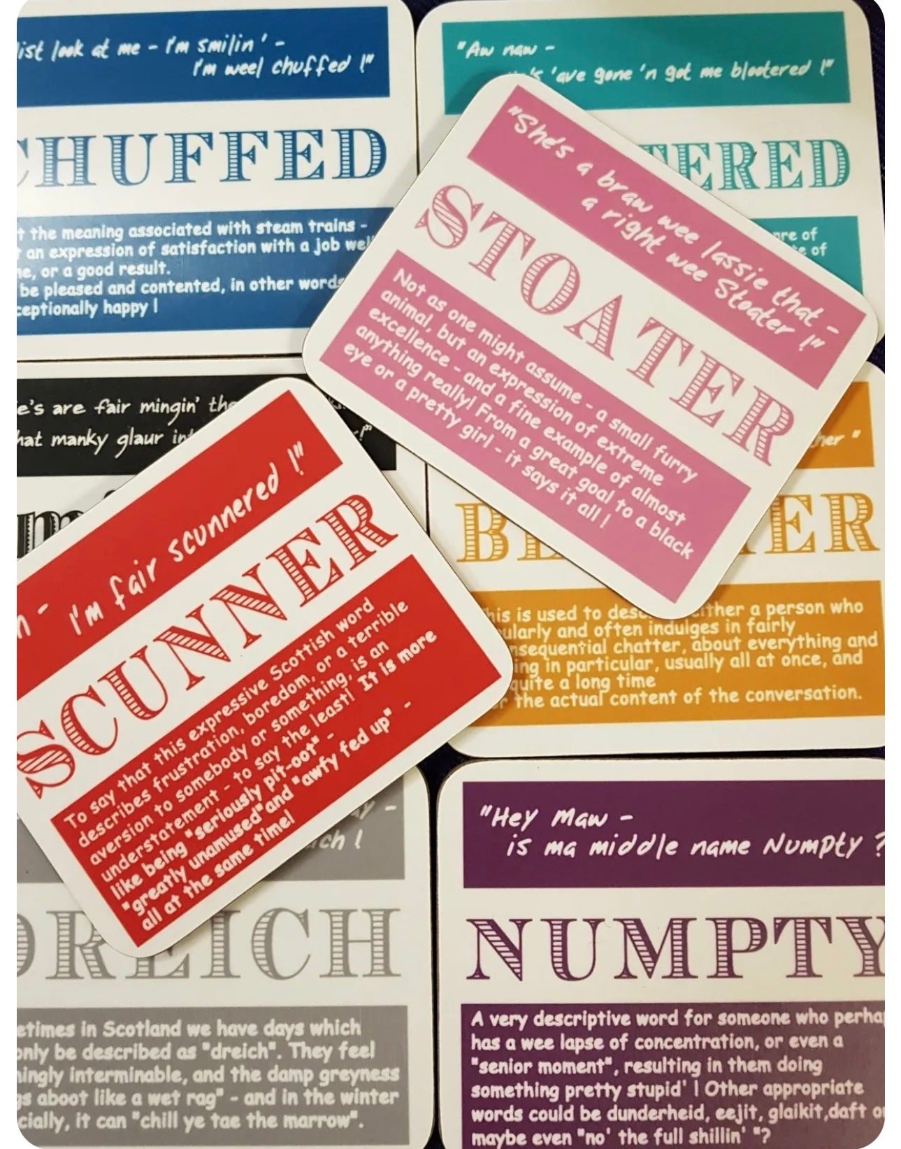 Scottish Dialect Coaster