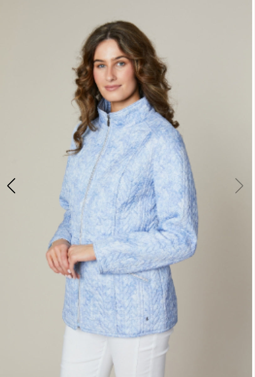 Jessica Graaf Floral Embossed Jacket