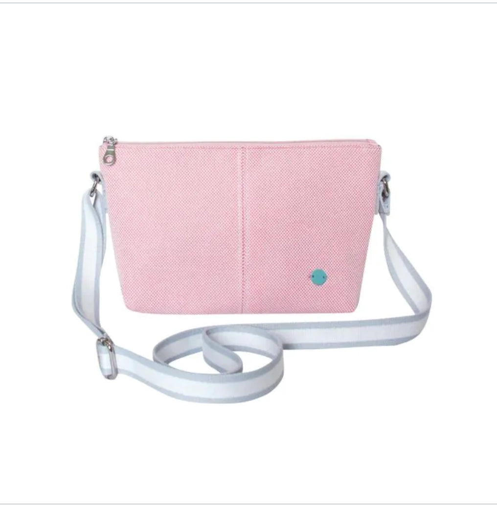 Spring Pink Willow Crossbody Bag