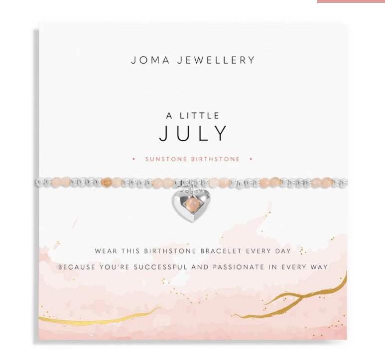 Joma A Little July Sunstone Bracelet