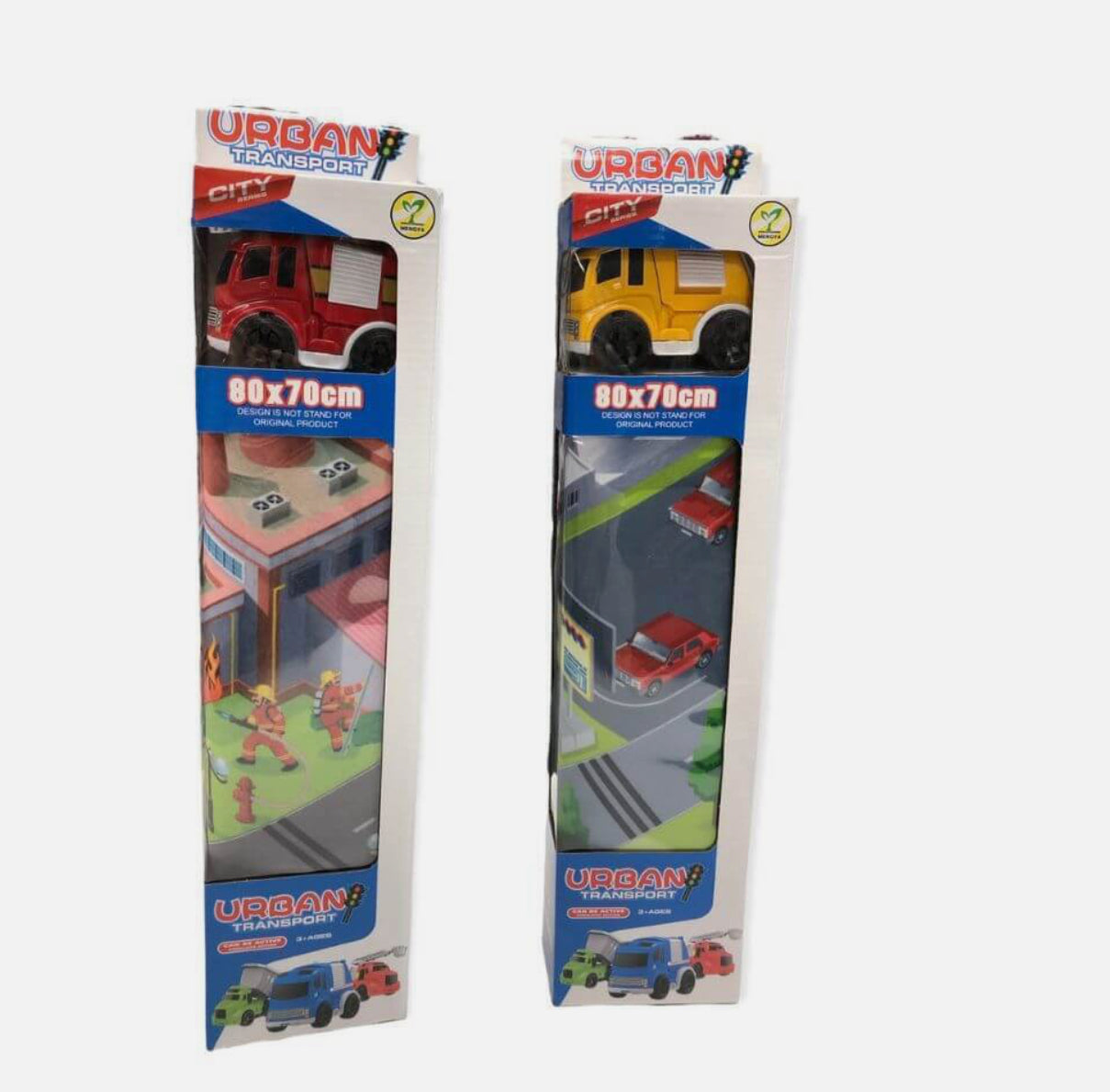 Toy Urban Transport Play Mat with Vehicle
