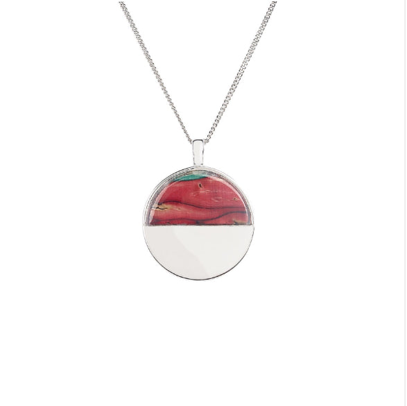 Heather Gems Skye Silver Circle Pendant