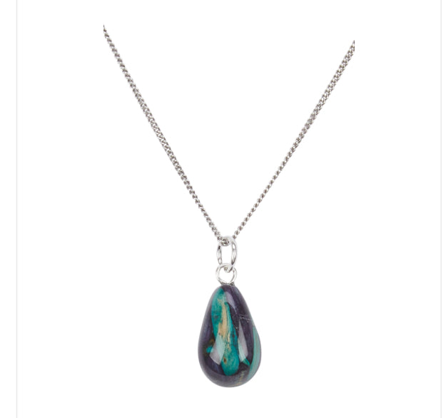 Heather Gems Small Silver Teardrop Pendant