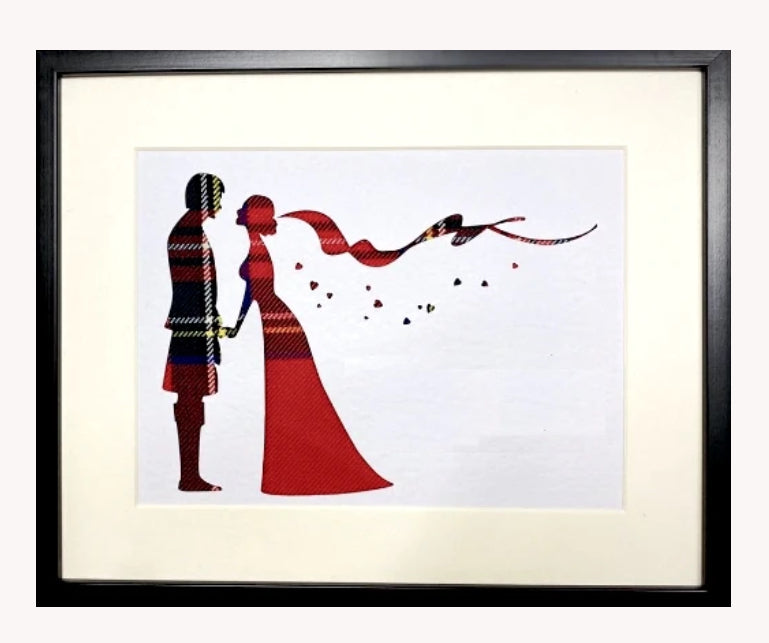 Wedding Couple Tarta Picture 10 x 8 inches