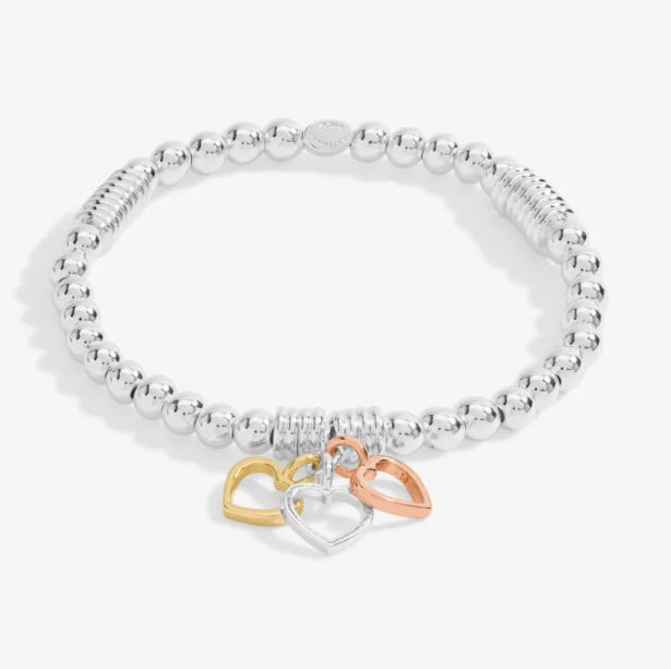 Joma Triple Heart Bracelet Bar