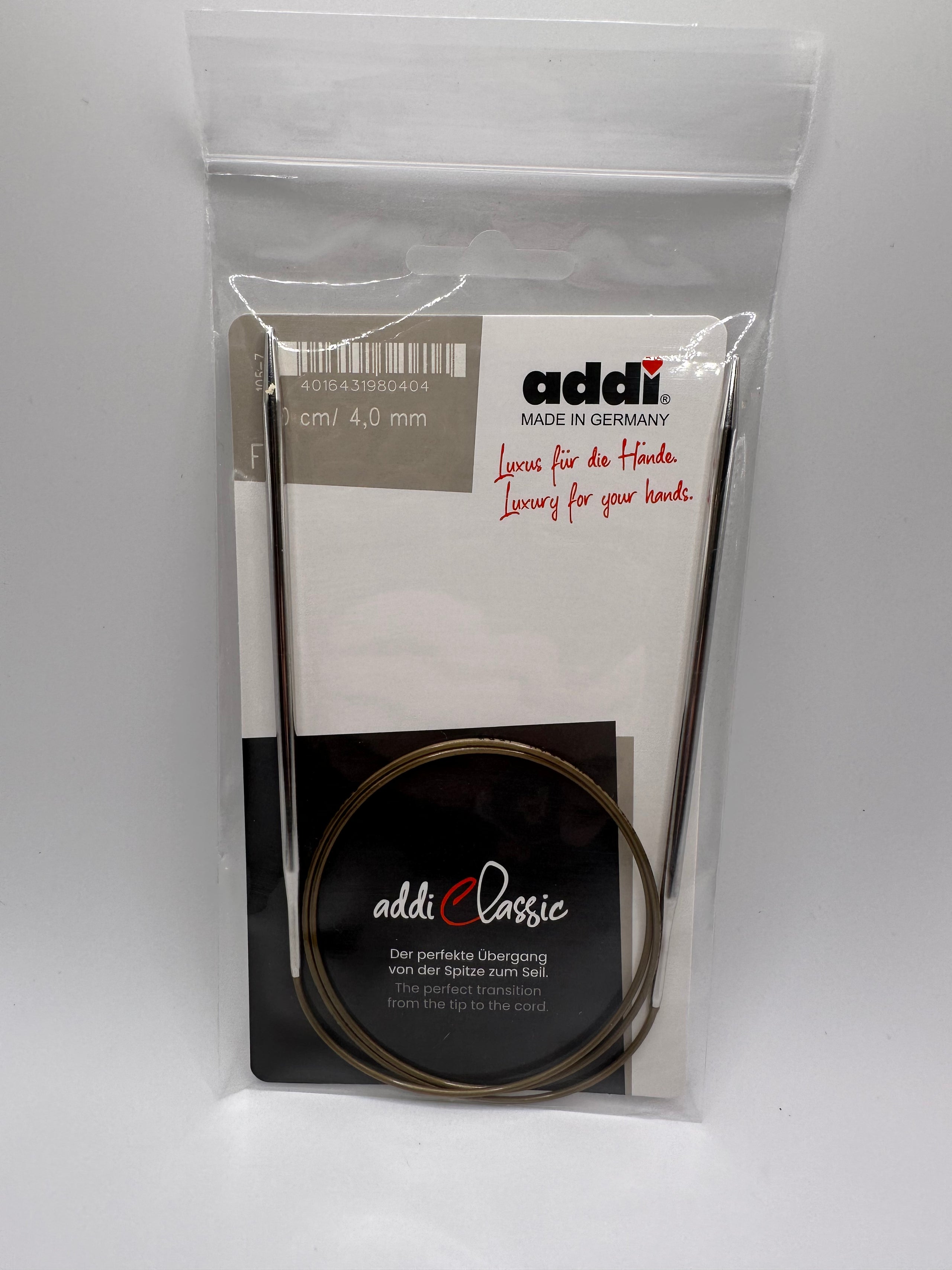 Metal Circular Knitting Needle - Size 4mm, Length 80cm