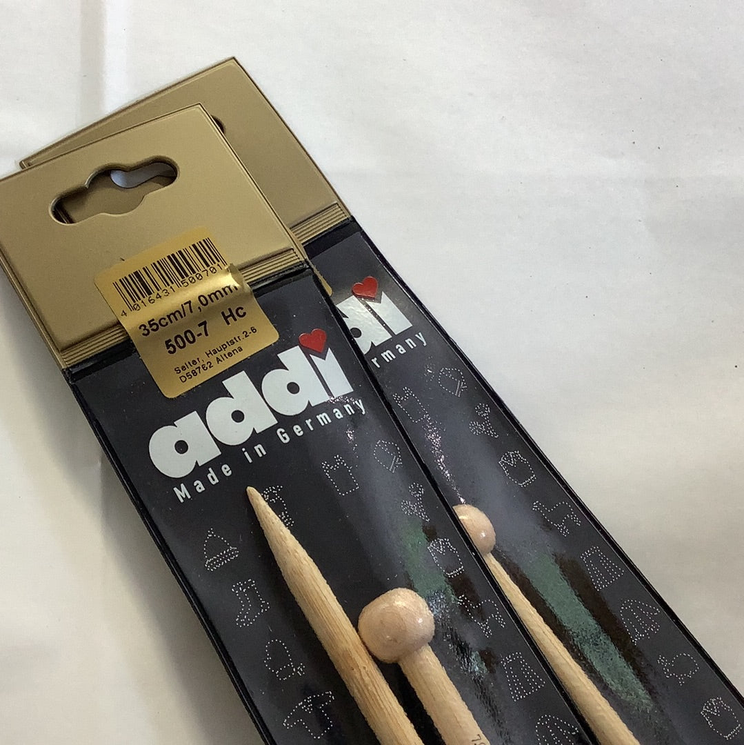 Bamboo Straight Knitting Needles Size 7.0mm Length 35cm