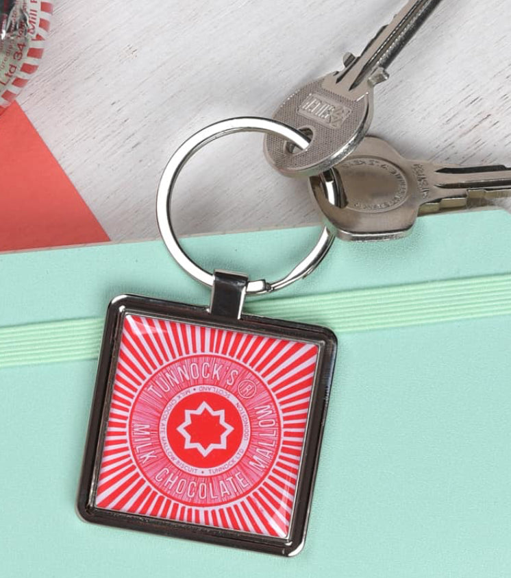 Tunnock’s Teacake Metal Keyring