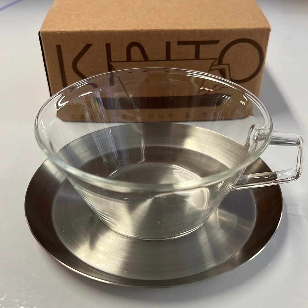 Cast Tea Cup and Saucer
