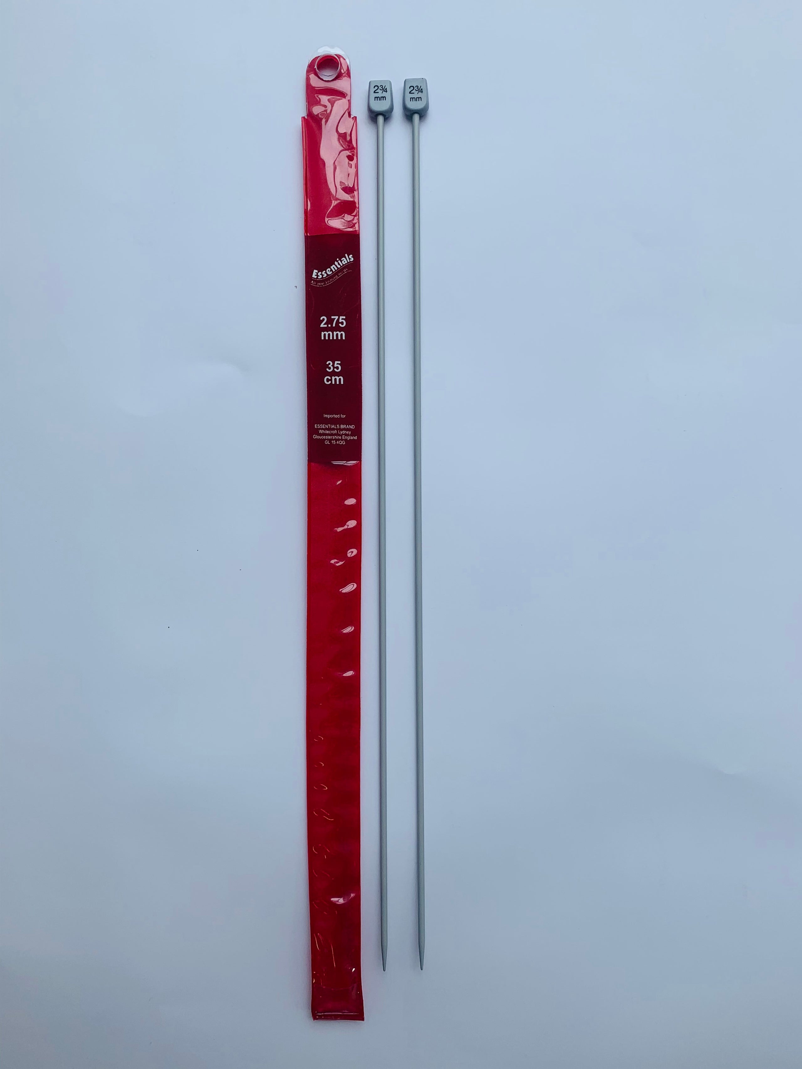 Knitting Needles: 2.75mm