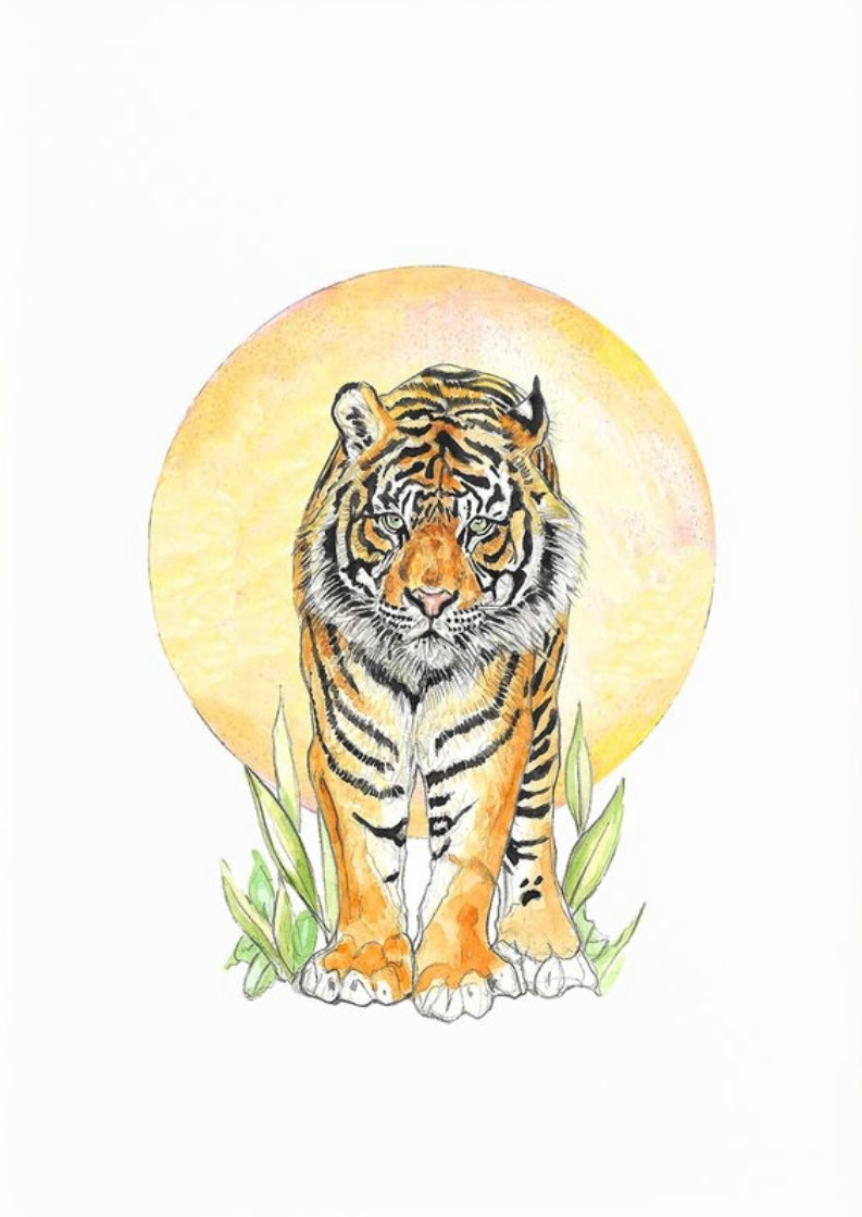 Tiger Print A4