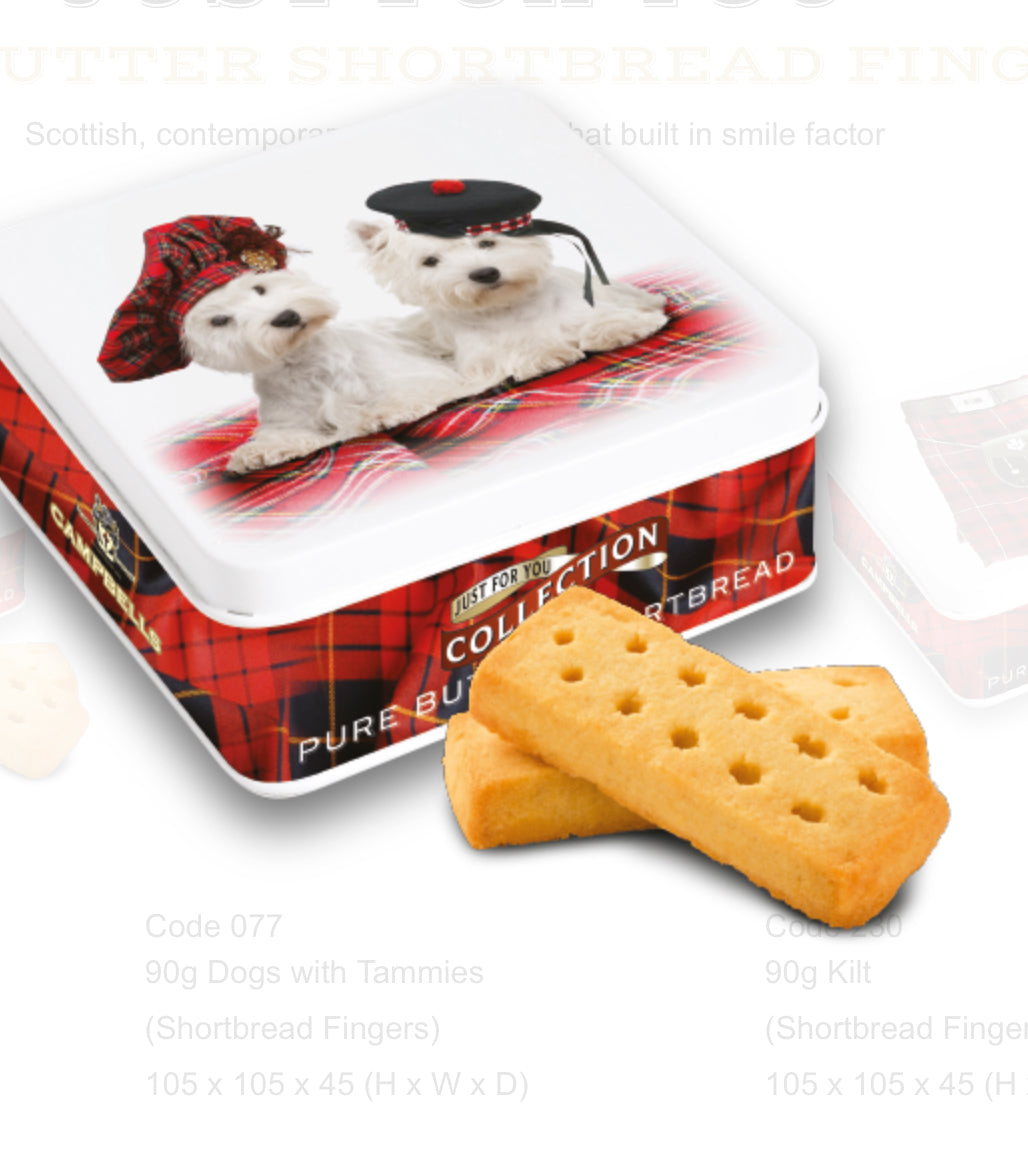 Campbells Shortbread 90g Gift Tin
