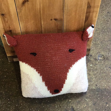 Mr Fox Cushion Cover Knitting Kit