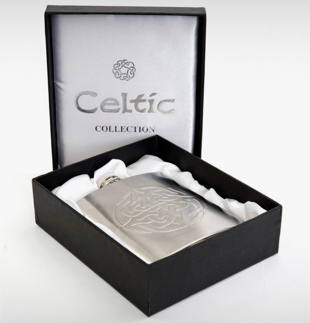 Celtic Knot Hipflask