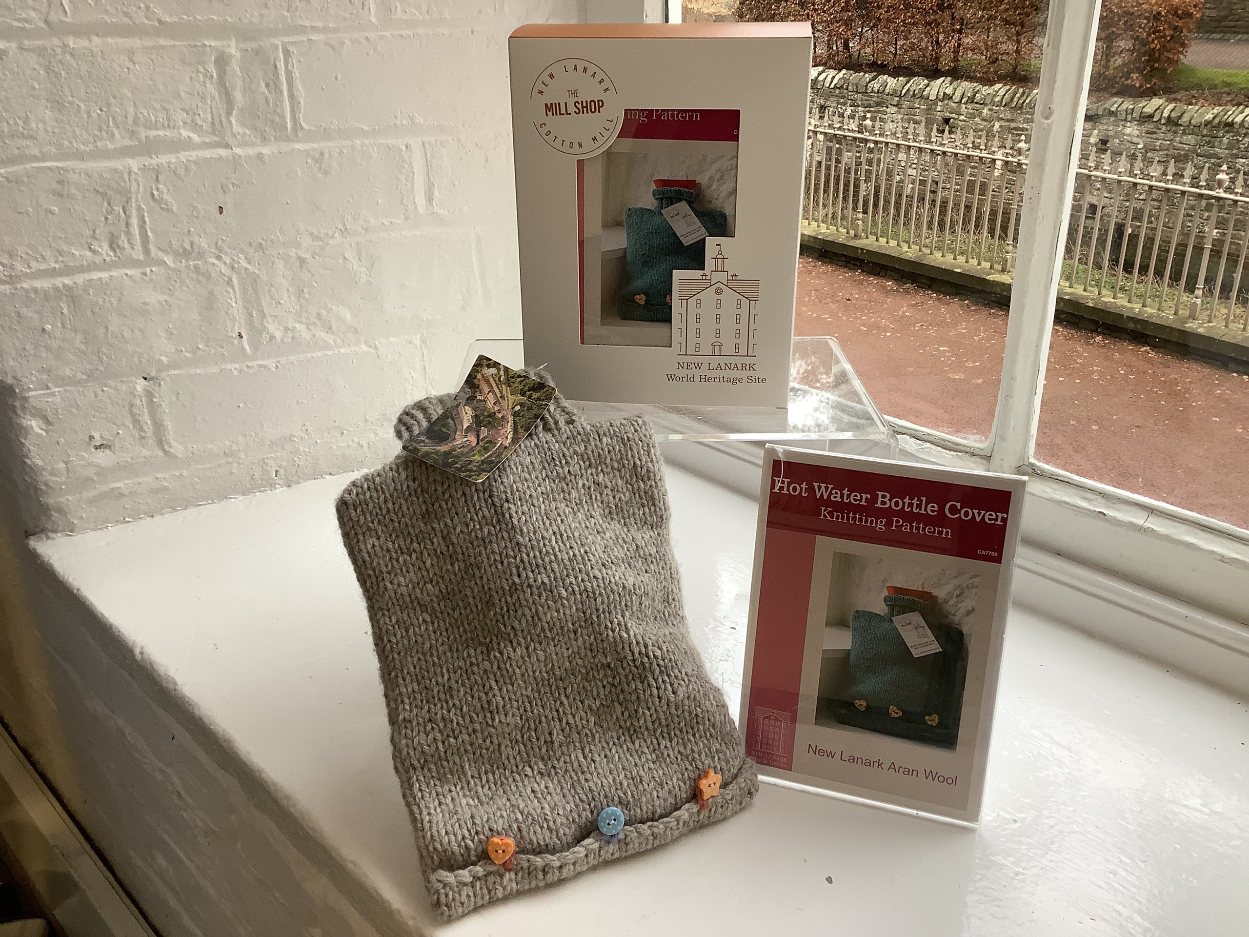 Hot Water Bottle Cover Knitting Kit