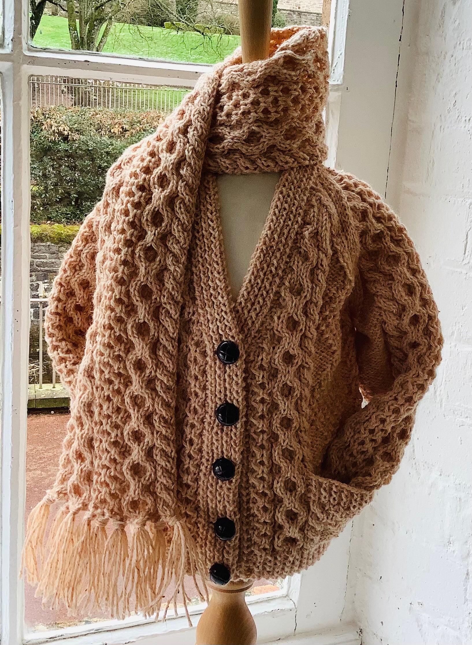 New Lanark Children’s Cardigan/Jacket with matching accessories