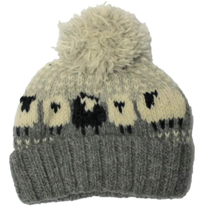 Sheep Bobble Hat