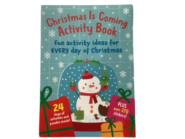 Book Christmas Is Coming Activity Book