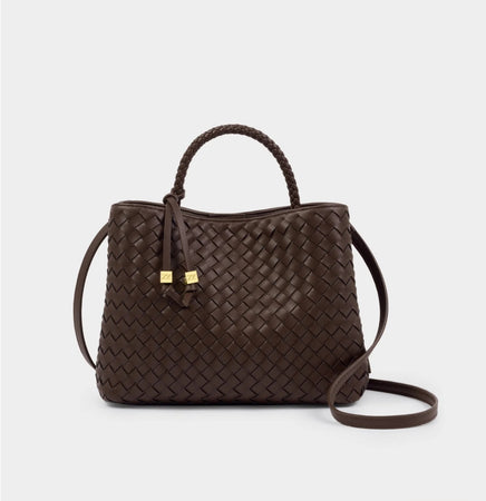 Nova Hand Woven Top Handle Bag