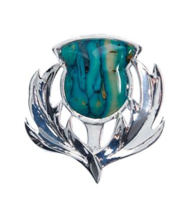 Heathergems Thistle Brooch HB77