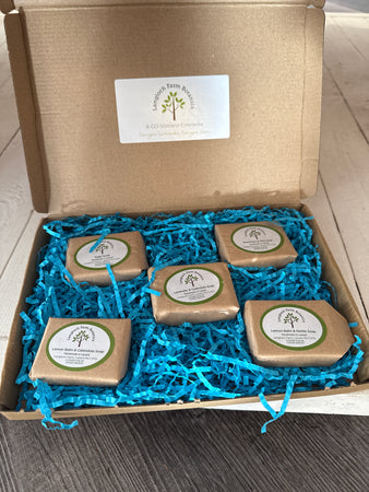 Langloch Farm Box of 5 Soaps - New Lanark Mill Shop
