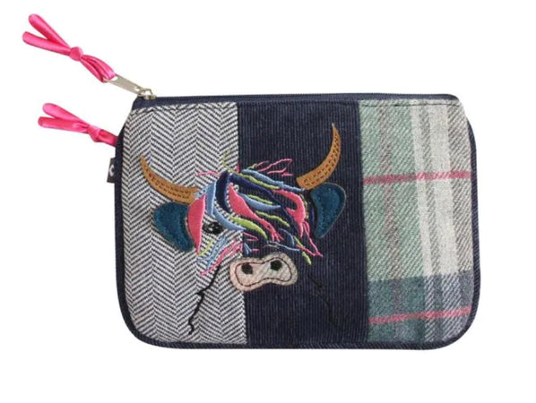 Tweed Applique Juliet Purse Earth Squared