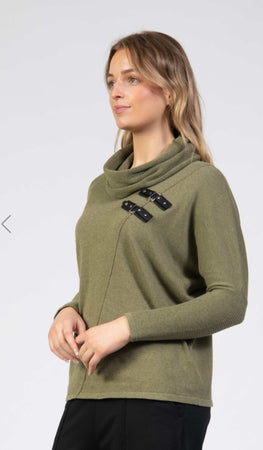 Jessica Graaf A/W25 Green Knitwear 30292-034k - New Lanark Mill Shop