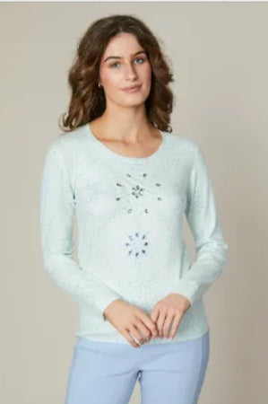 Jessica Graaf 29212-031 Mint Jewelled Knitwear