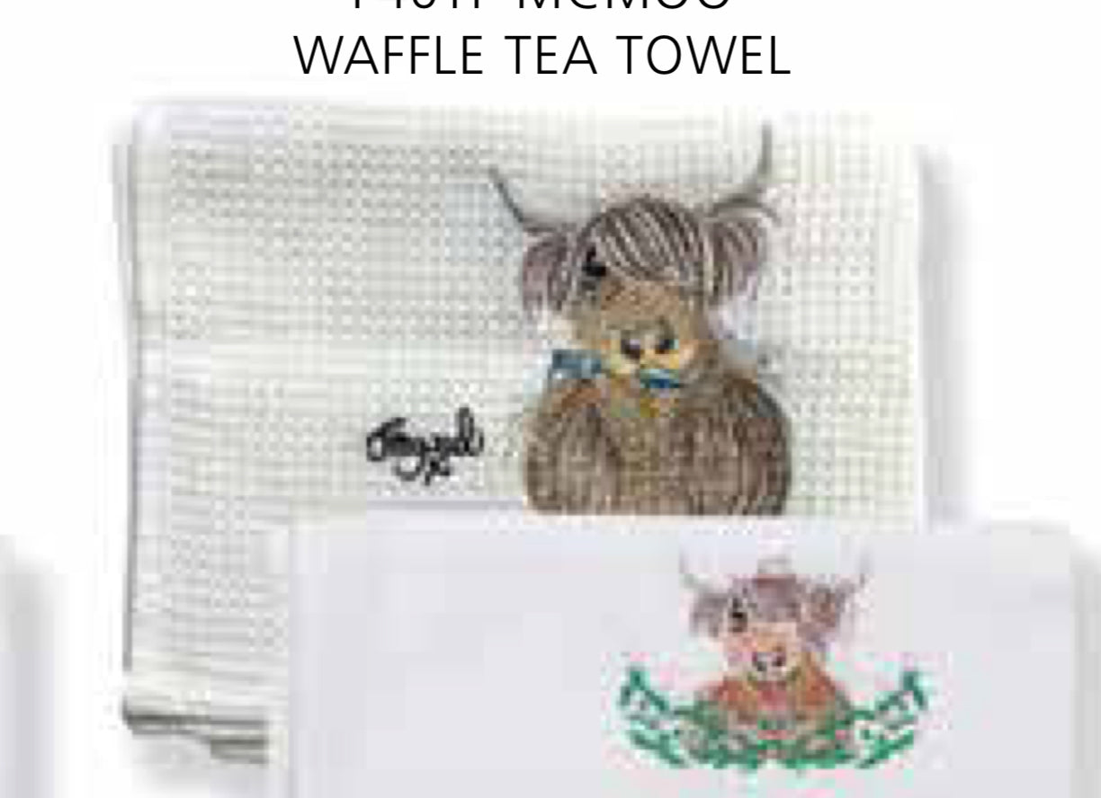 McMoos Waffle Tea Towel
