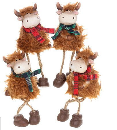 Highland Coos Small Dangly Legs