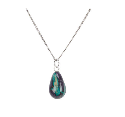 Heather Gems Silver Teardrop Pendant