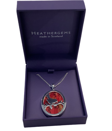 Heather Gems Robin Plated Pendant
