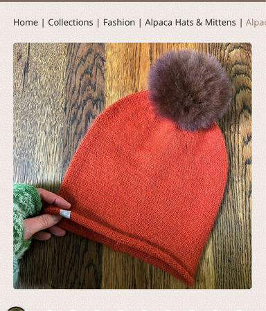 Alpaca Pom Pom Beanie