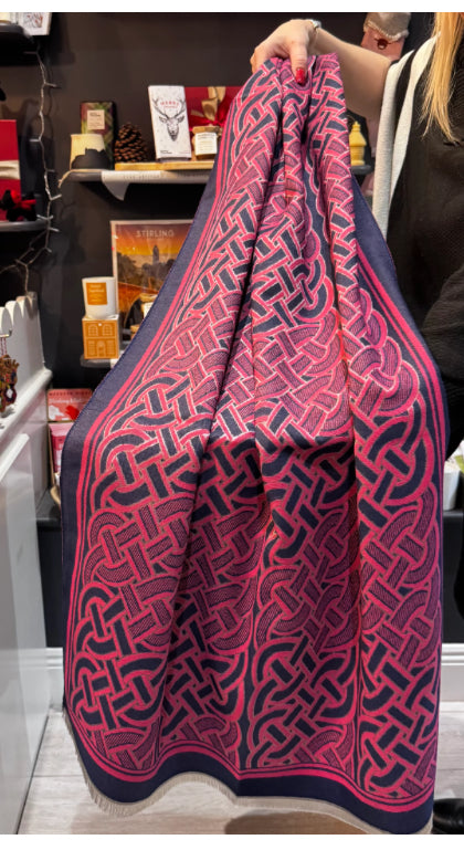 Celtic Knot Two Toned Scarf
