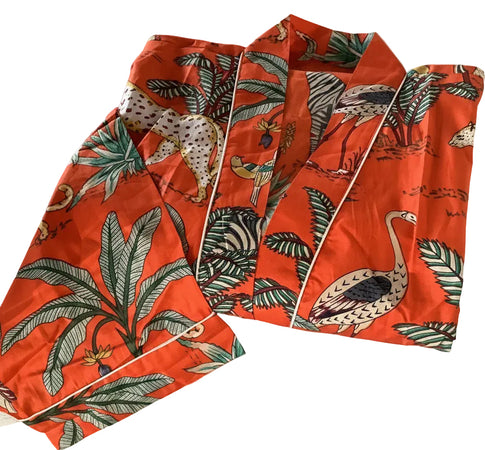 Animal Print Dressing Gown